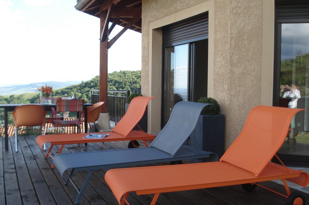 Le Balcon Du Fetre Bed & Breakfast Chiroubles Ngoại thất bức ảnh